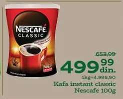 Kafa instant Classic Nescafe 100g
