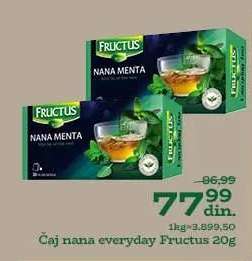 Čaj nana everyday Fructus 20g