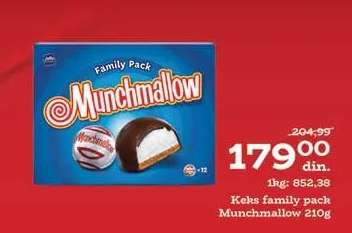 Keks family pack Munchmallow 210g