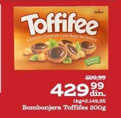 Bombonjera Toffifee 200g