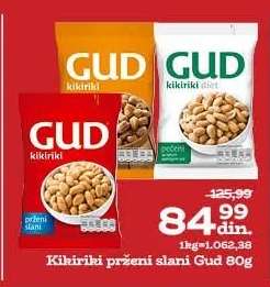 Kikiriki prženi slani Gud 80g