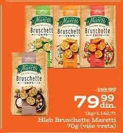 Hleb Bruschette maretti
