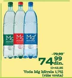 Voda Mg Mivela 1,75l