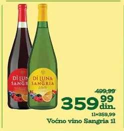 Voćno vino Sangria 1l