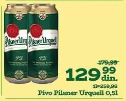 Pivo Pilsner Urquell, 0.5l