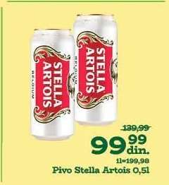 Pivo Stella Artois 0.5l