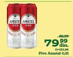 Pivo Amstel 0.5l
