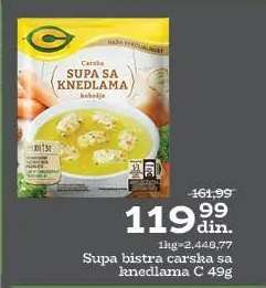Supa bistra carska sa knedlama C 49g