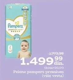 Pelene Pampers premium