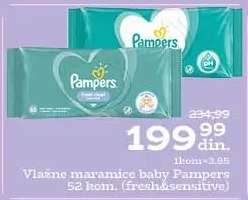 Vlažne maramice baby Pampers