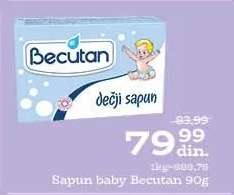 Sapun baby Becutan 90g