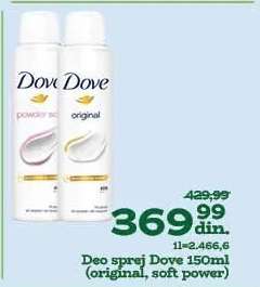 Deo sprej Dove 150ml