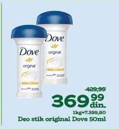 Deo stik original Dove 50ml