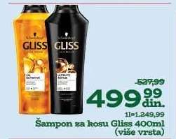 Šampon za kosu Gliss 400ml