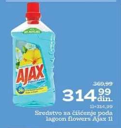 Sredstvo za čišćenje poda lagoon flowers Ajax 1l