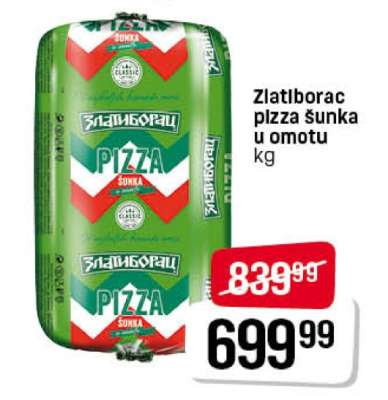 Zlatiborac Pizza šunka u omotu