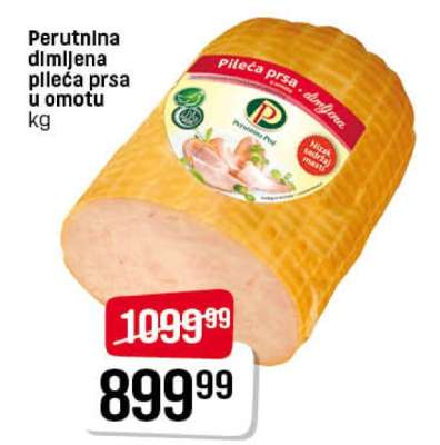 Perutnina dimljena pileća prsa u omotu