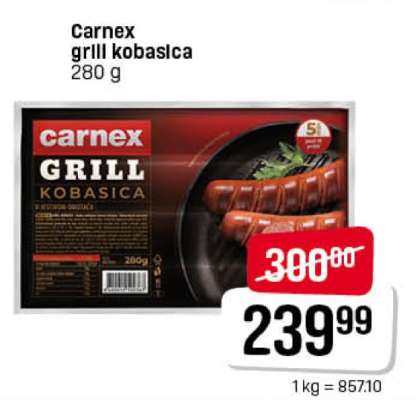CARNEX GRILL KOBASICA