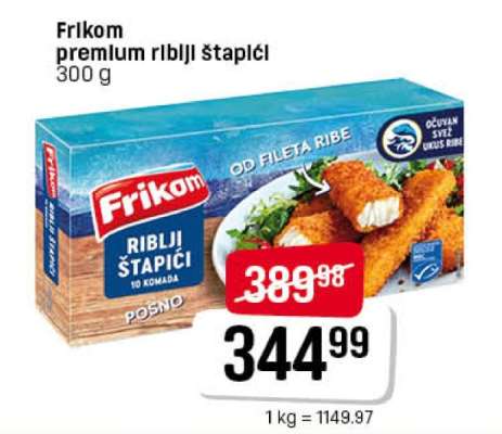 Frikom premium riblji štapići