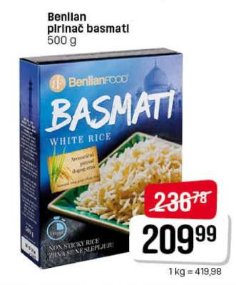 Benlian pirinač basmati