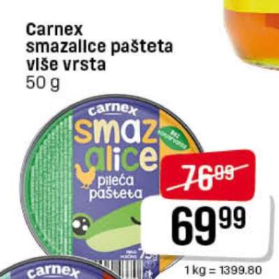 Carnex Smazalice pašteta