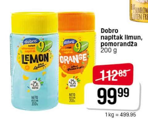 Dobro napitak limun, pomorandža