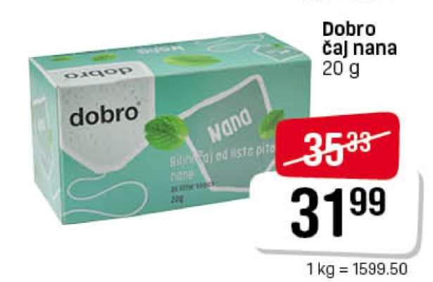 Dobro čaj nana