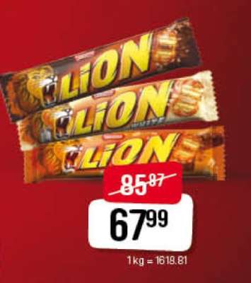 Lion Chocolate Bars