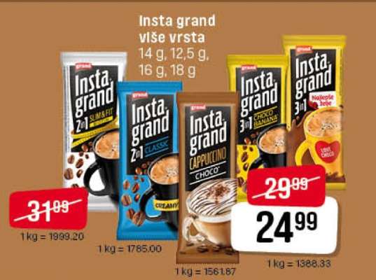 Insta grand više vrsta