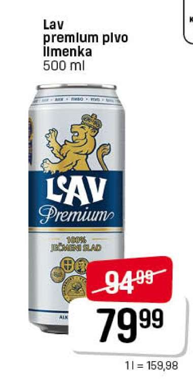 Lav premium pivo limenka
