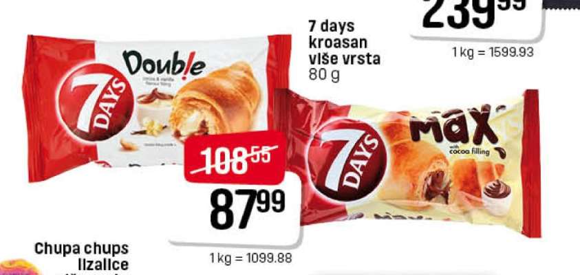 7 days kroasan više vrsta