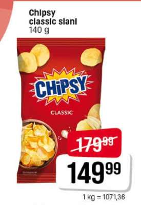 Chipsy classic slani