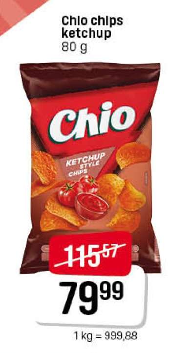 Chio chips ketchup