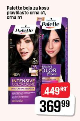 Palette boja za kosu