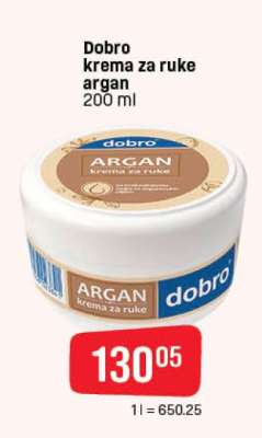 Dobro krema za ruke argan