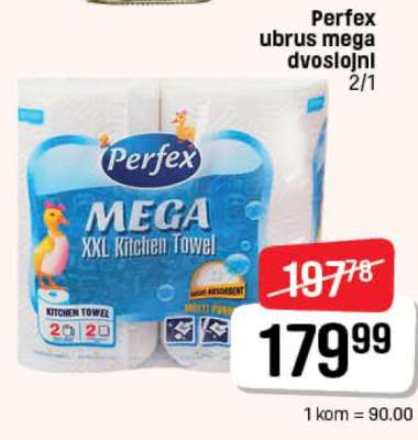 Perfex ubrus mega dvoslojni