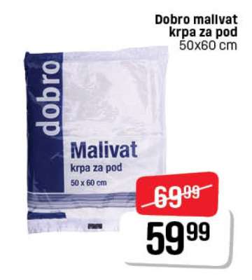 Dobro mallvat krpa za pod