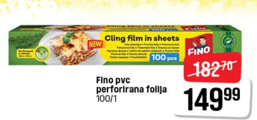 Fino pvc perforirana folija