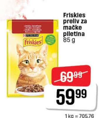FRISKIES preliv za mačke piletina