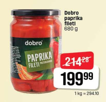 Dobro paprika fileti