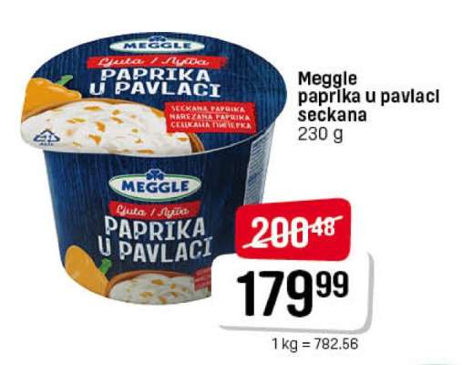Meggle paprika u pavlaci seckana