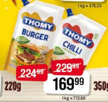 THOMY Burger a Chilli