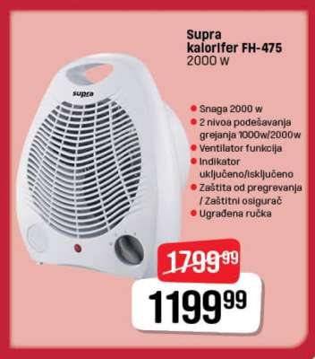 Supra kalorifer FH-475