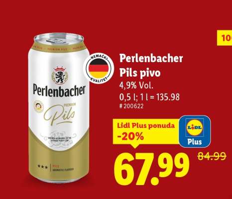Perlenbacher Pils pivo
