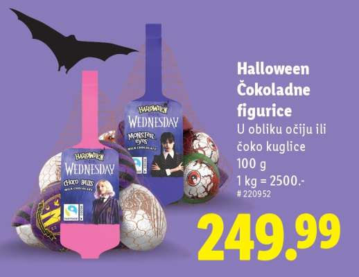 Halloween Čokoladne figurice