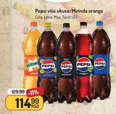 Pepsi više ukusa/Mirinda orange