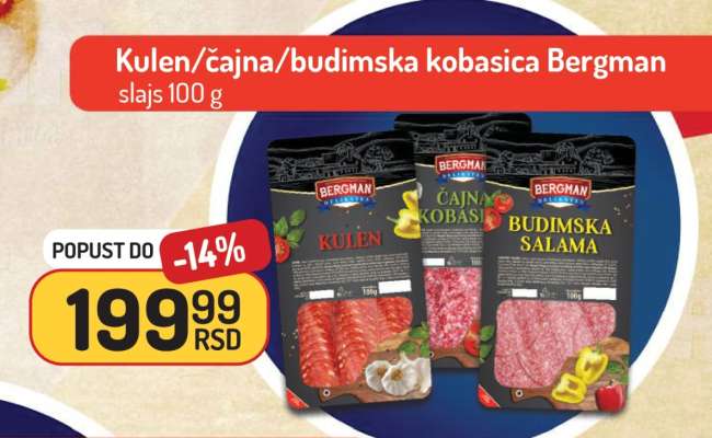 Kulen/čajna/budimska kobasica Bergman