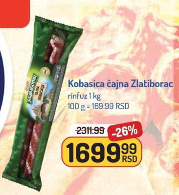 Kobasica čajna Zlatiborac