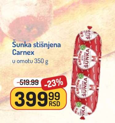Šunka stisnjena Carnex