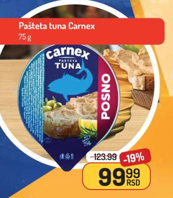 Pašteta tuna Carnex